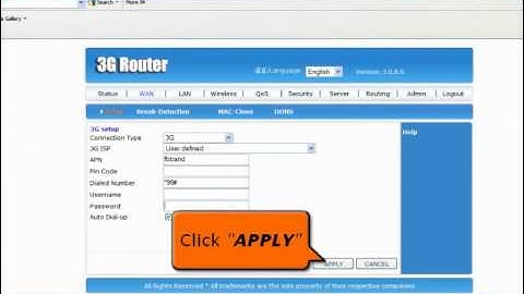Procedure on how to Configure CW-3G53 Router in Sun Postpaid