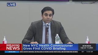 Watch: NYC Health Commissioner Dr. Ashwin Vasan's first COVID briefing