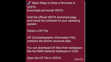 Beginner’s Guide to Drawing Crystal Structures in VESTA software #materialscience