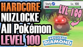 Pokémon Brilliant Diamond Hardcore Nuzlocke BUT Every Pokémon is LEVEL 100 (No Items)