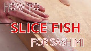 How to Slice Fish for Sashimi 【Sushi Chef Eye View】 How To Slice Fish For Nigiri Sushi Sushi Chef Eye View