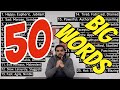 50 ambitious big words in one never worry about vocabulary again