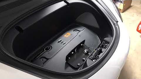 Tesla model 3 Frunk front trunk easy close modification. My version
