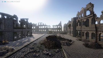 3DModels-Textures: Ruined City
