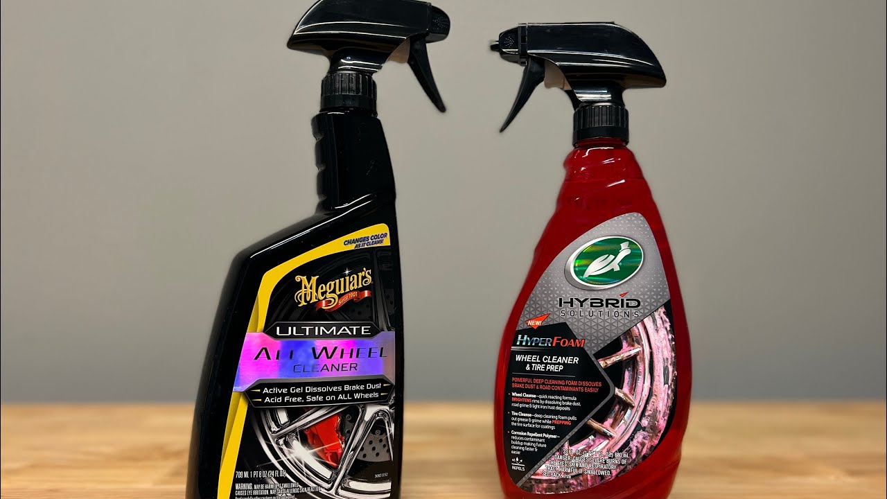 TURTLE WAX WHEEL AND TIRE PREP VS MEGUIARS ULTIMATE ALL WHEEL CLEANER 