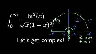 A stellar integral solved using some wonderful complex analysis