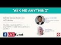 CLL Society Facebook Live Event "Ask Me Anything" - Featuring Dr. Sameer Parikh and Jeff Folloder