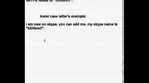 Upper case letters, lower case letters, random case letters