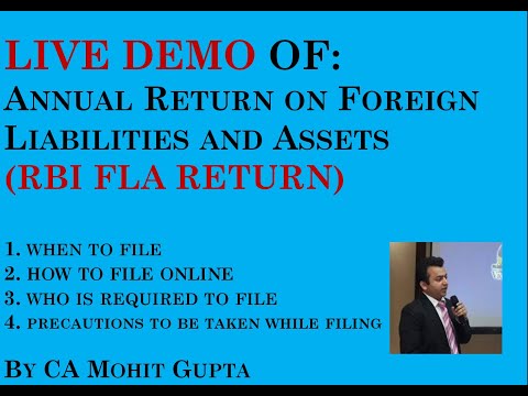Live Demo and Discussion on RBI FLA Annual Return