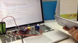 Webduino - 手機陀螺儀控制伺服馬達轉動 Webduino - 手機陀螺儀控制伺服馬達轉動