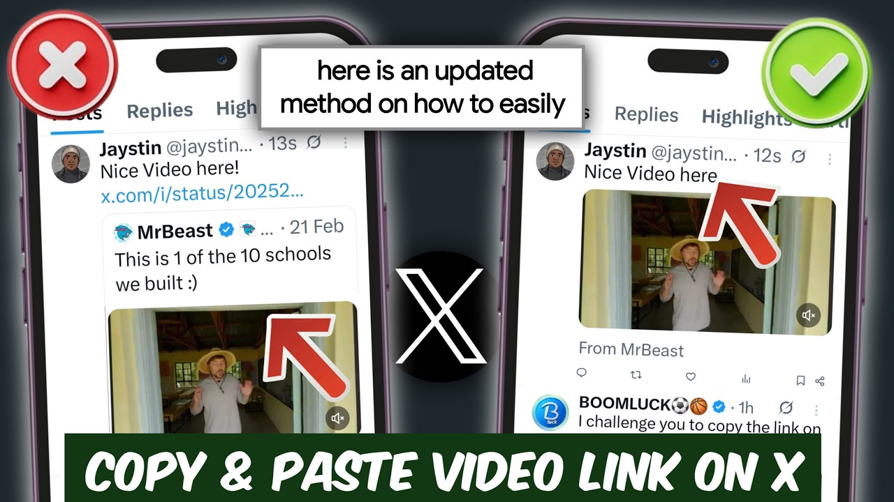 Copy & Paste Video Link Not Showing on X Twitter | How to Copy & Paste ...