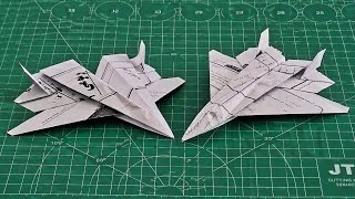 EASY ORIGAMI MAKING | MAKING AN ORIGAMI JET 🛩️
