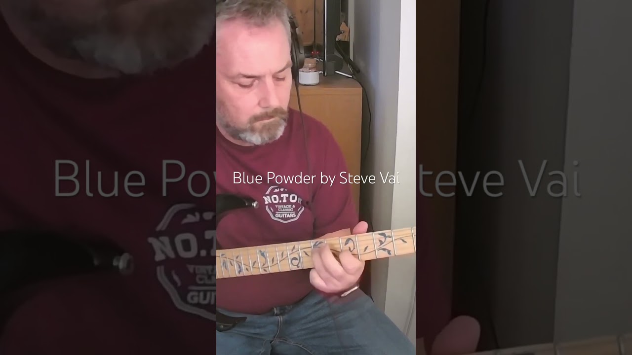 Blue Powder by Steve Vai #shorts #guitar #music #ibanezjem #stevevai #guitarpractice #guitarist