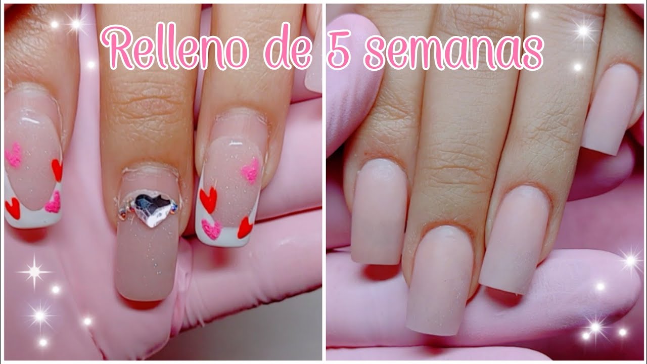 PASO A PASO DE COMO HACER UN RELLENO EN UÑAS ACRILICAS DE 5 SEMANAS
