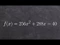 Solving Quadratic Equations Using the AC Method of Factoring