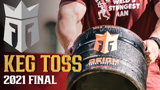 ENTIRE Reign Total Body Fuel Keg Toss, EVERY TOSS | 2021 SBD World's Strongest Man Final