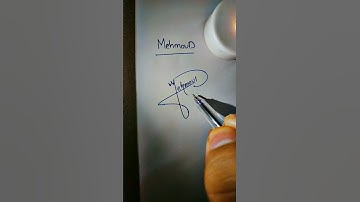 Mehmoud request Don #signature #YouTube shorts #beautifulsignature