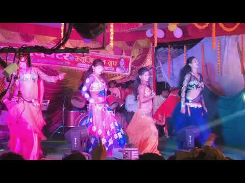 paro-rani-and-group-dance-in-dindir-next-part,-bhojpuri-arkestra,nach-program