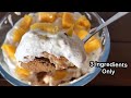 Quick  easy mango ice cream float recipe