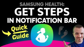 How to Get Samsung Health Steps on Notification Bar (Step by Step) 2025