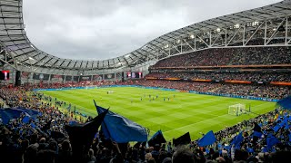 Europa League Final Dublin Atalanta vs Bayer Leverkusan opening ceremony May 2024,fan POV