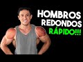 7 MEJORES Ejercicios para Sacar HOMBROS Rápido ⚡[En Gimnasio y Casa]