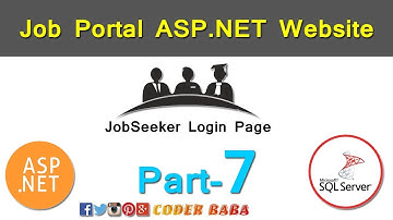Job Portal Website in ASP.NET C# with Sql Server | Part-7