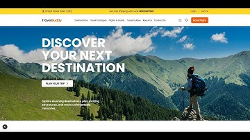Landing Page Design Tutorial - NextJS & Tailwind (Travel Agency) - Part 1
