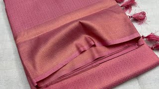 kubera soft silk saree collection / copper softy/ Coding chiffon saree screenshot 5