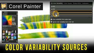 How to Vary Paint Color: Color Variability Sources - Corel Painter Tutorial