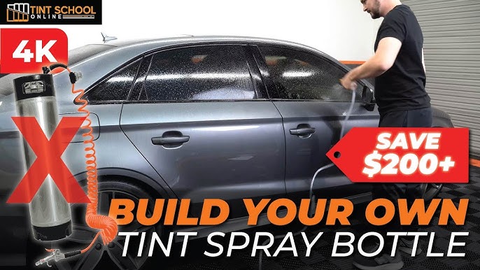 Top secret window tint spray bottle mix. #fyp #windowtint #tinter