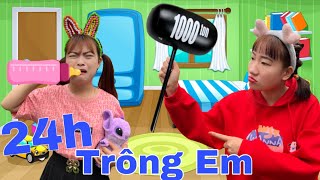 Thử Thách 24h Trông Em | Tuyết Tuyết TV