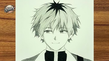 Anime Sketch || How to Draw Stark from Frieren Step by Step || Beautiful Anime Boy Drawing