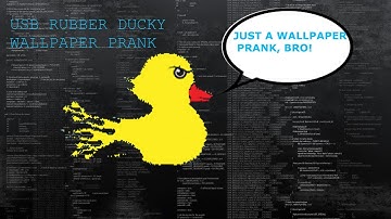 USB Rubber Ducky Wallpaper Prank