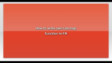How to write own List.map function in F#