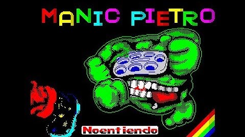Manic Pietro Review for the Sinclair ZX Spectrum by John Gage
