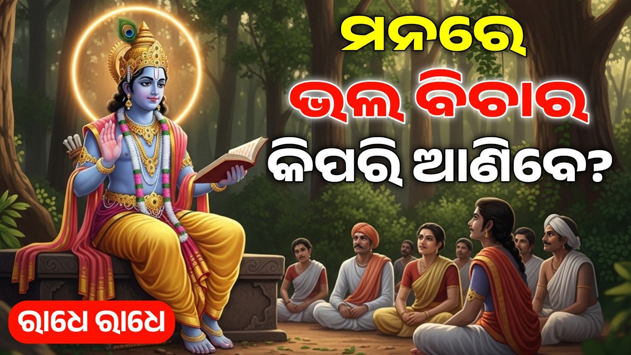 ମନରେ ଭଲ ବିଚାର କିପରି ଆଣିବା? | Best Krishna Motivational Speech Odia | Gita Saar | Krishna Bachan