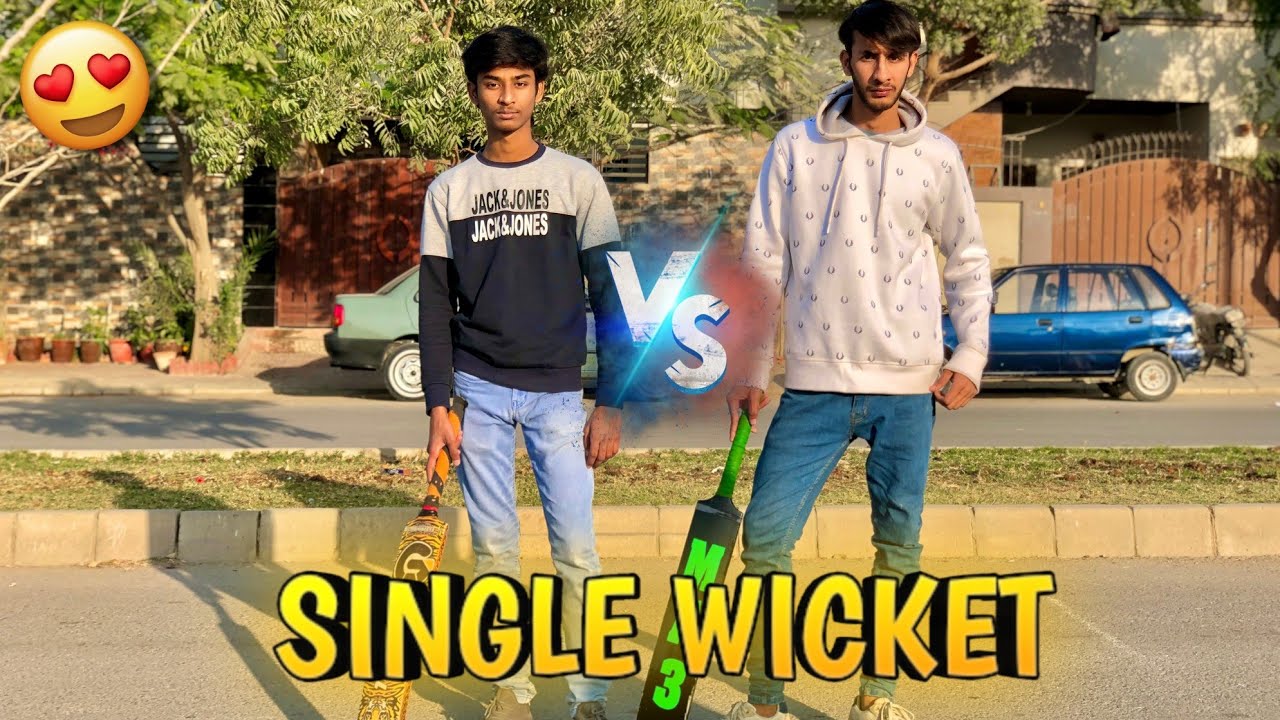 Tape ball single wicket with zarbaz [ kya mai zarbaz sy revenge ly pao
