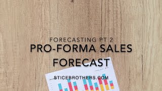 F02: Pro Forma Sales Forecasting