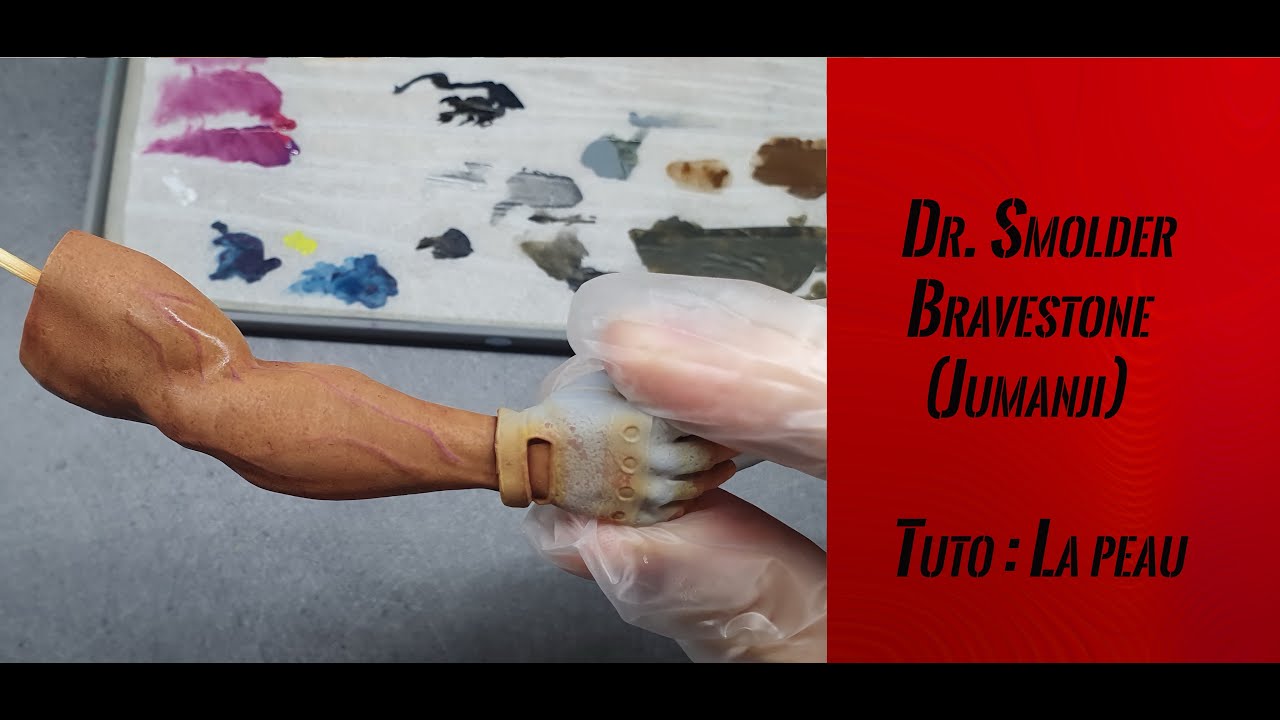 Dr  Smolder Bravestone (Jumanji) - Tuto peinture : La peau