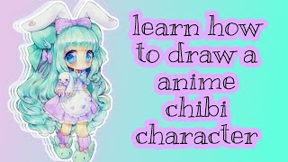 Draw you a cute chibi anime character for you by Luthfiahyn8