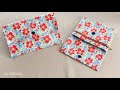 Pouch Using Single Fabric 👛✨ | DIY | Quick and Easy Sewing