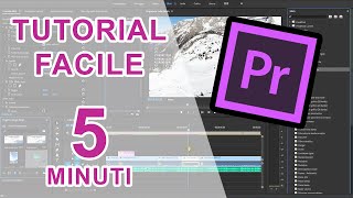 Come usare Adobe Premiere Pro in 5 MINUTI // Tutorial
