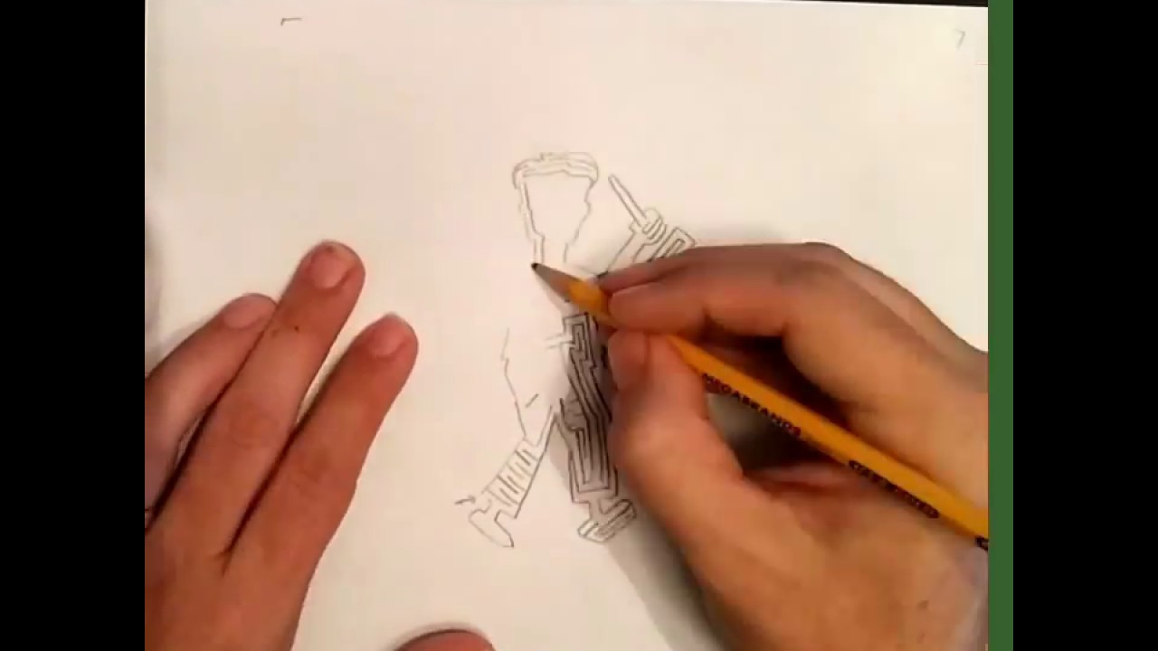 Draw Little Drummer Boy Maze Timelapse Youtube