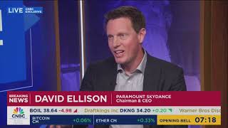 David Ellison pleads Paramount's Case for Warner Bros. Discovery