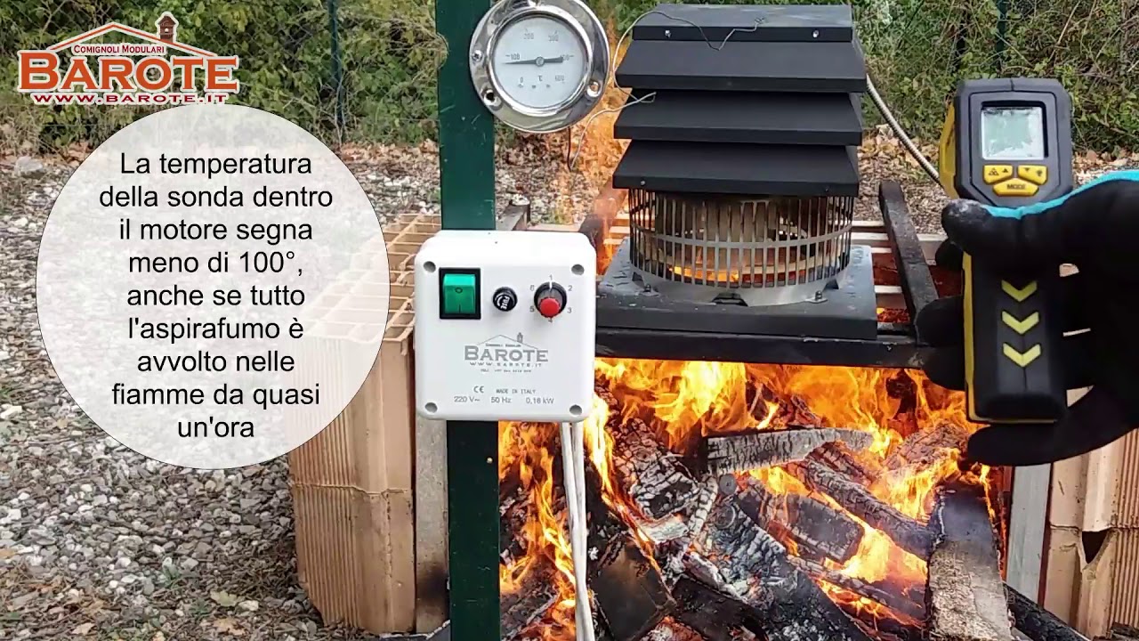 Aspirafumo per barbecue  GemiMarket Italy Video Recensione di