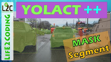 YOLACT++ : Real Time Mask Segmentation on Road Traffic  on Nvidia RTX 2060