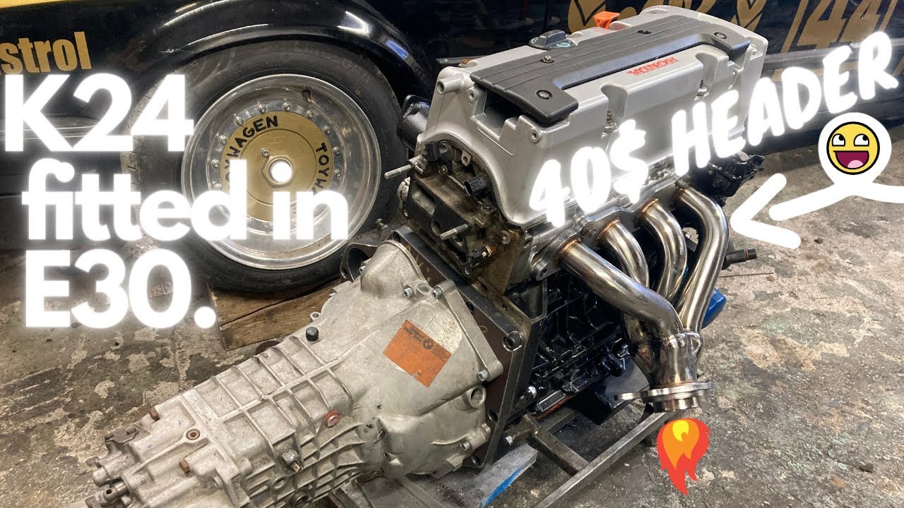 K24 fitted in E30 𝙍𝙐𝙎𝙃 𝘿 YouTube
