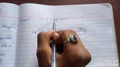 Finite state machine as language recognizer,execpting state, rejecting state or death state