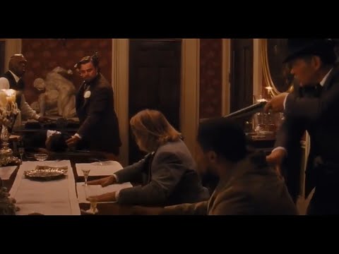 Django Baying Broomhilda Back from Calvin Candie Scene